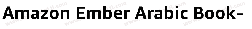 Amazon Ember Arabic Book字体转换